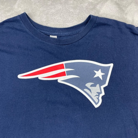 NFL New England Patriots Cotton Short Sleeve Tee Shirt Men's Large - Picture 2 of 6